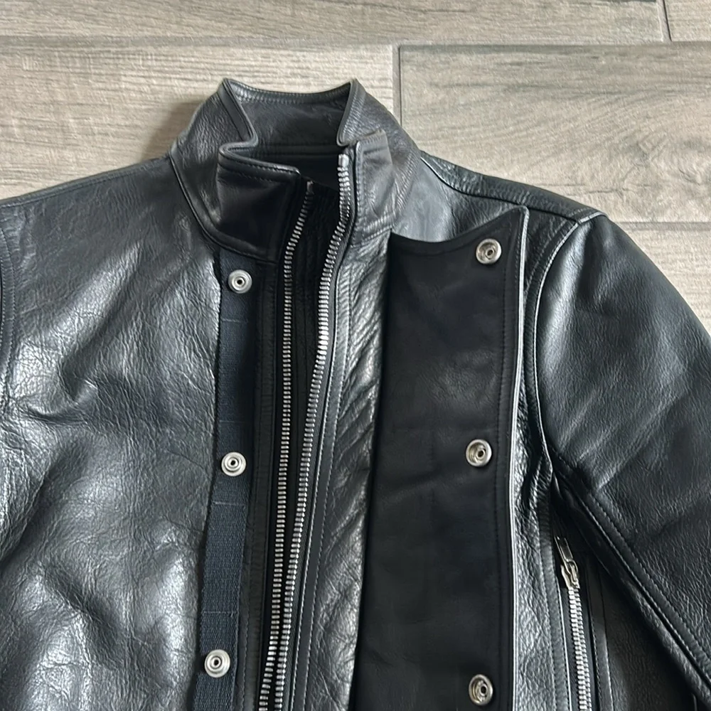 Rick Owens leather jacket - Picture 3 of 6